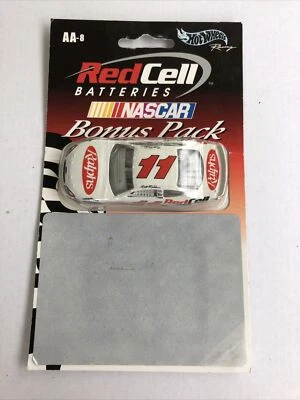 2001 HOT WHEELS NASCAR RED CELL BATTERIES PROMO BONUS PACK CAR #11 NEW - Image 1 of 4