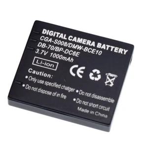 NEW BATTERY FOR PANASONIC LUMIX DMC-FX33 FX35 FX37 FX55 FX500 - CGA-S008A - Picture 1 of 8
