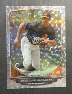 2013 Bowman, Silver Ice, Baltimore Orioles - RANDOLPH GASSAWAY
