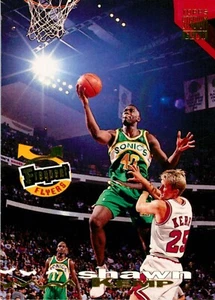 1994 SEATTLE SUPERSONICS NBA Card SHAWN KEMP Stadium Club Frequent Flyers - Picture 1 of 2