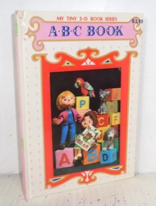 My Tiny 3-D Book Series "ABC Book" Playmore Inc Rose-Art, Vintage 1970s - Picture 1 of 3