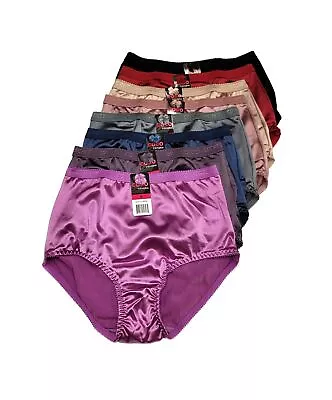 Coco Secret Women Satin High Waist Light Tummy Control Full Coverage Brief Panty - Image 1 of 4