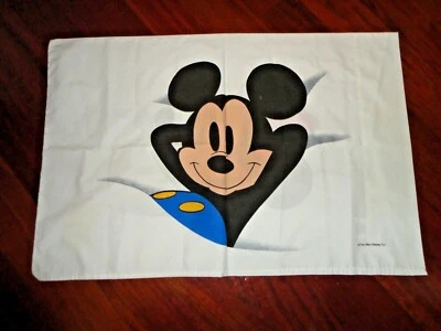 FUNDA DE ALMOHADA ESTÁNDAR VINTAGE DISNEY MINNIE & MICKEY MOUSE BLANCA NEGRA (1) 20X30  Foto 1 de 4