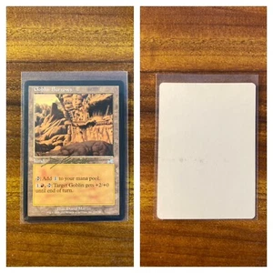MTG✨Signed GOBLIN BURROWS ARTIST PROOF✨Onslaught MINT UNCOMMON Land MARTIN Art - Picture 1 of 3