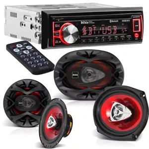 BOSS 560BRGB Car Stereo & Speakers Package CH6920 6x9" 350W | CH6520 6.5" 250W - Picture 1 of 13