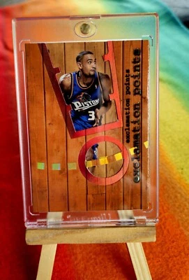 Grant Hill 1998-99 Fleer Ultra Puntos de Exclamación #12EP Pistones Insertados Raros Como Nuevos Foto 1 de 4