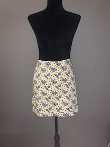 NWTS Ralph Lauren Polo Golf Yellow Floral Skort Size 0 $145 - Picture 1 of 11