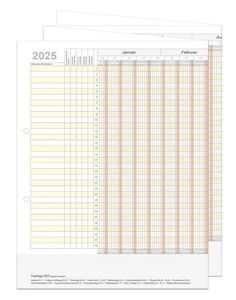 Holyplan 2025 - Personalurlaubsplaner - 32 Mitarbeiter - Kalender 2025 - Bild 1 von 6