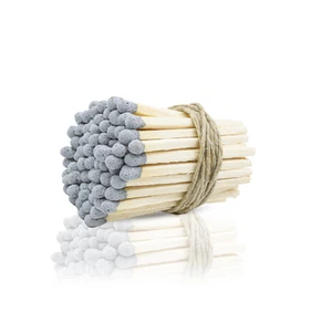 Fósforos de madera pequeños de 2" pulgadas para decoración del hogar favores de boda - grises - Imagen 1 de 4