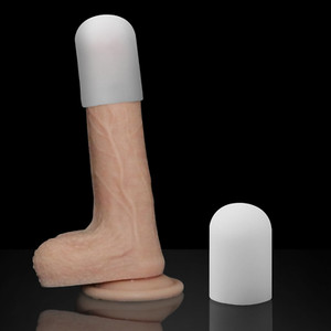 4Pcs Male Silicone Glans Protector Cap for Penis Pump Cylinder Enlargement