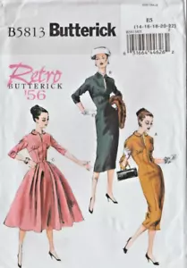 Um 1956 KLEIDER - BUTTERICK RETRO - Archivmuster Nachdruck (Gr. 14 - 22) - Bild 1 von 2