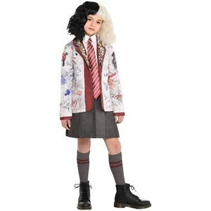 Disney Cruella Estella Girls Halloween Costume Kit Size 12-14 - Picture 1 of 2