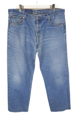 Levi's 501 Vaqueros Hombres W40 L29 Corte Recto Botón Fly Triquitos Talle Alto - Imagen 1 de 4