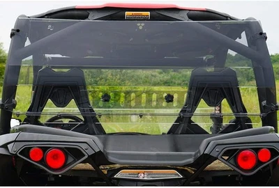 For Can-am Commander 1000R/ MAX 1000R 2021-2025 Vented Rear Windshield PC Window - Image 1 of 4