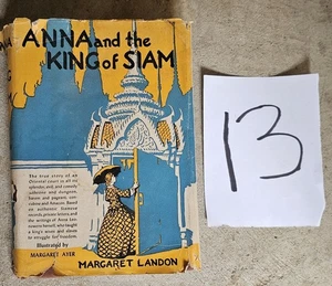 ANNA and the KING of SIAM Margaret Landon 1944 HC DJ 1st Ed. Wartime Restriction - Bild 1 von 5