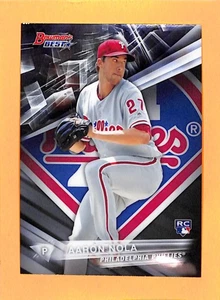2016 Bowman's Best #9 Aaron Nola Philadelphia Phillies Rookie - Bild 1 von 2