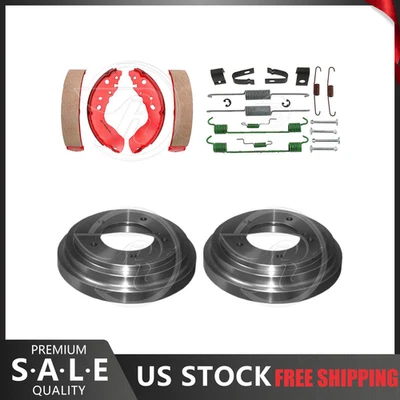 Para 1998 Chevrolet Tracker NOVO kit traseiro tambores de freio e sapatas de freio kit de ferragens - Imagem 1 de 4