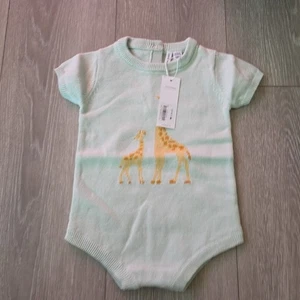 Janie and Jack Baby Giraffe Body 6-12M grün - Bild 1 von 3