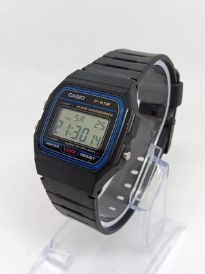 Casio Classic F91W унисекс 34 мм x 38 мм черный каучук цифровые часы - Изображение 1 из 4