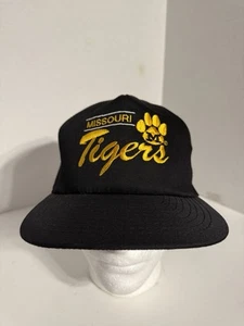 De colección Negro Missouri Mizzou Tigers Script Pata Estampado Snapback Gorra Annco - Imagen 1 de 6