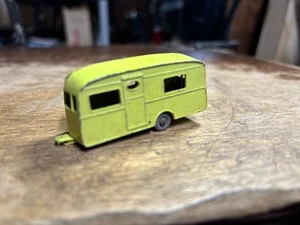 Vintage Matchbox LESNEY GREY WHEEL - BERKELEY CAVALIER TRAILER CAMPER - No 23 - Picture 1 of 4