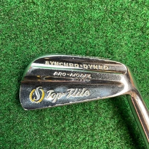 Spalding Top-Flite Pro-Model Synchro-Dyned 6-iron True Temper R-flex Leather RH - Picture 1 of 12