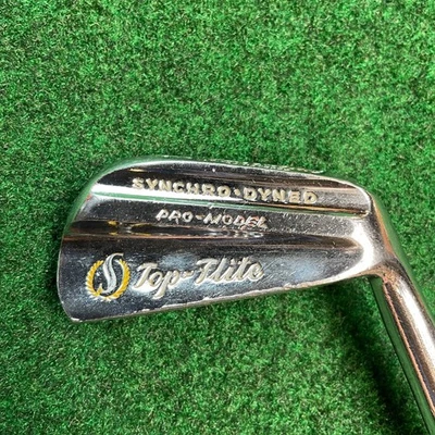 Spalding Top-Flite Pro-Model Synchro-Dyned 6-iron True Temper R-flex Leather RH - Image 1 of 4
