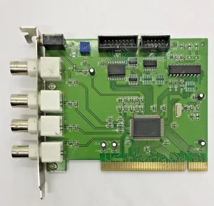Conexant UCC4 FUSION 878A DVR CCTV 4xBNC Video Capture KARTA PCI #GK12036 - Zdjęcie 1 z 3