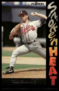 1992 Fleer #7 Tom Glavine Smoke 'N Heat - Picture 1 of 2
