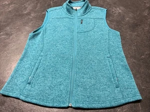 Chaleco Orvis Mujer Extra Grande Azul Teal Cremallera Completa Vellón Aire Libre Senderismo - Imagen 1 de 9