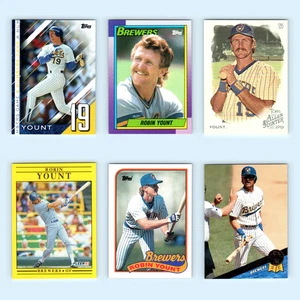 Robin Yount Lot 6 Baseball Cards 2020 Topps Archives Milwaukee Brewers Set MLB - Picture 1 of 8