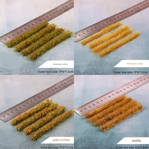 Season Paddy Crops HO/OO Scale Miniatures Farm Plants Railway Landscape Model 88 - Picture 1 of 15