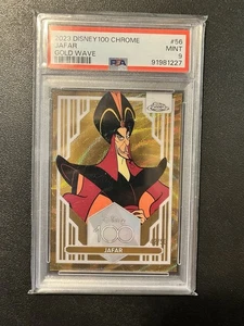 Jafar/Aladdin 2023 Topps Chrome Disney 100 Gold Wave /50 PSA 9 - Picture 1 of 2