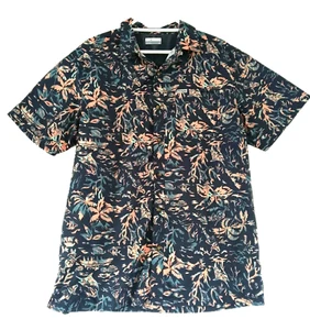 Columbia Shirt Mens L Blue Tropical Silver Ridge 2.0 Tamiami Fishing Outdoor - Picture 1 of 11