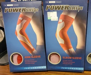 Size EXTRA LARGE Advanced LP Support Performance LYCRA Red Power Sleeve FREEsH - Picture 1 of 6