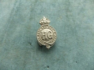 Insignia HG Home Guard Segunda Guerra Mundial Defensa Civil Esfuerzo de Guerra Frente Nacional - Imagen 1 de 2
