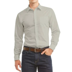 Desire Collection Men's Long Sleeve Classic Fit Pocket Dress Shirt - Picture 1 of 24