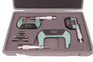 Cen-Tech 0-3” 3 Piece Outside Micrometer Set 0.001” Graduation With Case - Picture 1 of 6