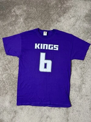 Tshitr Sacramento Kings Chris Webber de colección para hombre púrpura y blanco talla L Foto 1 de 4