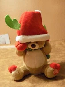 Sound N Light Plush Bear Have Yourself A Merry Little Christmas Animated  - Picture 1 of 6
