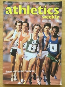 ATHLETICS WEEKLY - 9 MAY 1981 - EAMONN COGHLAN - STAN LONG - SUE REEVE - Picture 1 of 1