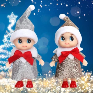 New Christmas Baby Elf Doll Christmas Mini Elf Baby Doll Toys Baby Elves Doll - Picture 1 of 8