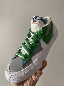 Sacai x Nike Blazer Bajo Medio Gris Verde UK7 US8 EU41 - Imagen 1 de 7