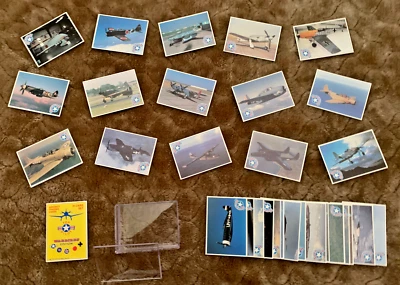 Wings of Fire, 100 Card, USAF Thunderbirds 14 card. Top Pilot Warbirds, 31 Card - Image 1 of 4