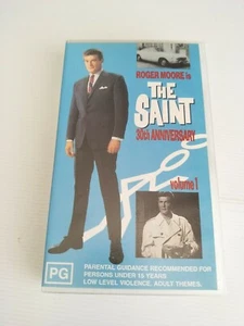 ROGER MOORE IS THE SAINT ( VERY RARE 30TH ANNIVERSARY VOLUME 1 VHS ) - Picture 1 of 6