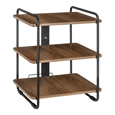Scaffale Portaoggetti Libreria a 3 Ripiani Maclean Elegante Legno max 90 kg - Immagine 1 di 4