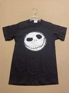 New Nightmare Before Christmas Boys Black Jack Skellington Halloween T-Shirt L - Picture 1 of 7