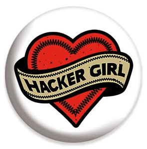 Stranger Things 4 - Hacker Girl - Ansteck Button Ø2,5 cm - Bild 1 von 1