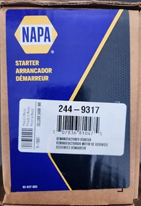 Napa 244-9317 Remanufactured Alternator - Picture 1 of 1