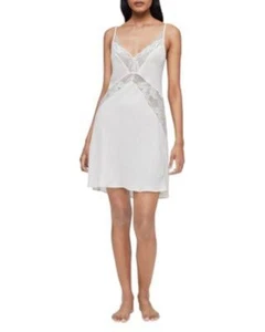 New Calvin Klein Amaryllis Chemise Nightgown Ivory Size L - Picture 1 of 5